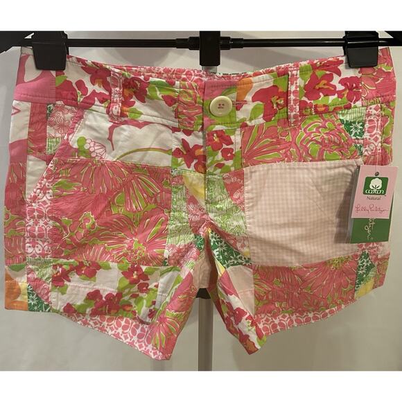 Lilly Pulitzer Pants - NWT Lilly Pulitzer Callahann Sewn Patch Shorts size 0
